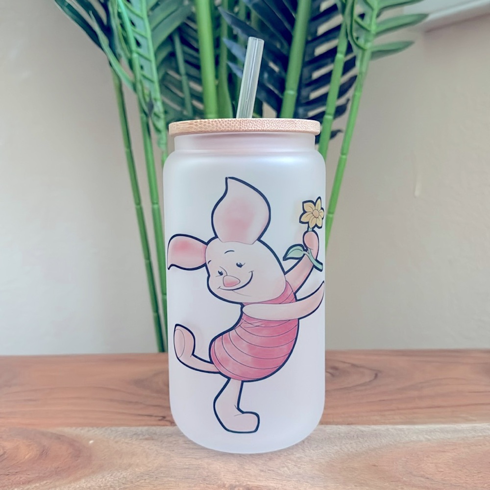 🆕 Piglet Can Glass Cup ❌ FINAL PRICE ❌